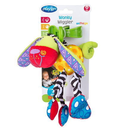 Vibrant wobbling toy by Playgro - the Wonky Wiggler