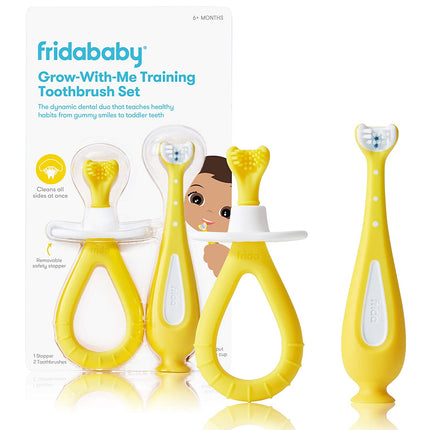 Frida Baby - Grow-With-Me Training Toothbrush Set