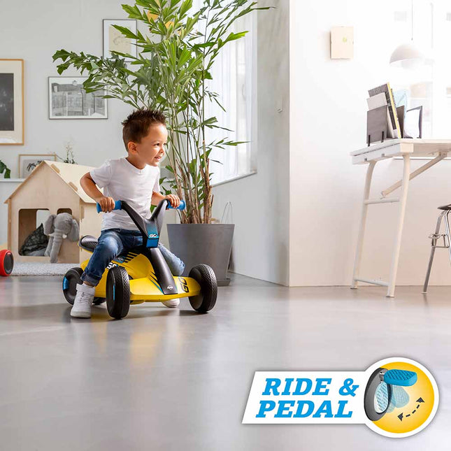 Yellow Berg GO² 2-in-1 Push Car SparX
