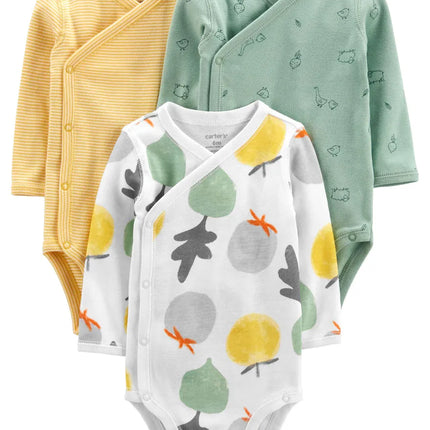 Carter's - 3-Pack Fruit Side-Snap Bodysuits