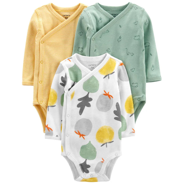 Carter's - 3-Pack Fruit Side-Snap Bodysuits