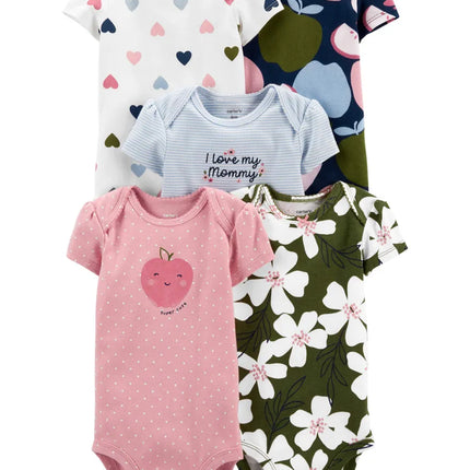 Carter's short best sale sleeve onesies