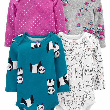 Carter's - 4-Pack Long-Sleeve Bodysuits