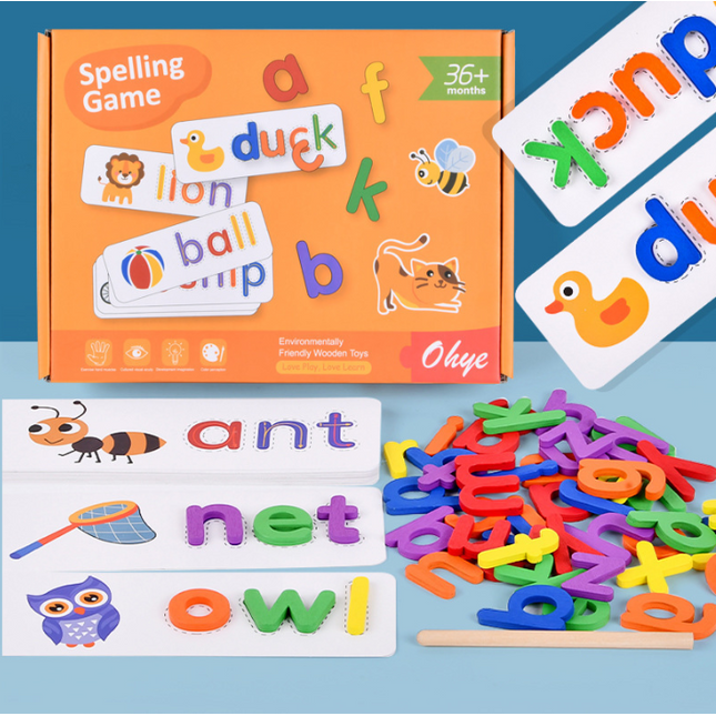 Tiny Bud - Spelling Game Wooden