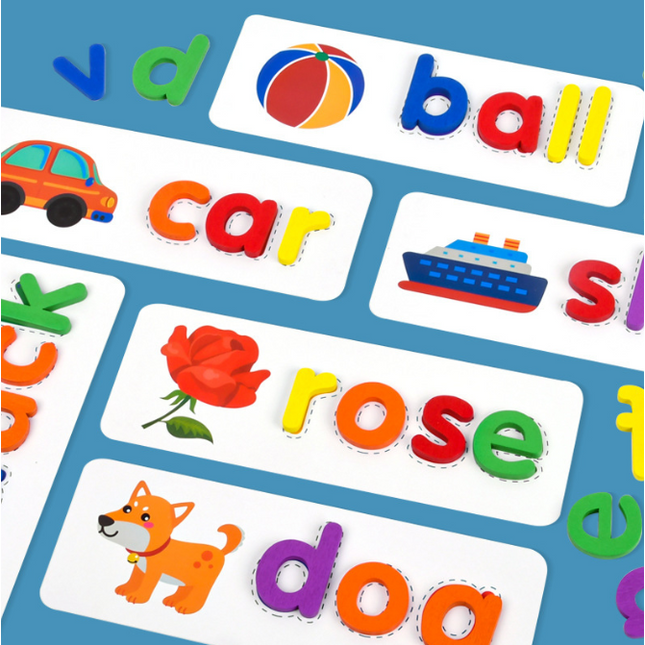 Wooden Alphabet Game