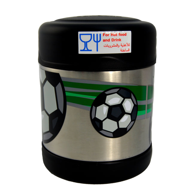 Thermos - Funtainer Stainless Steel Food Jar Foot Ball 290 ml