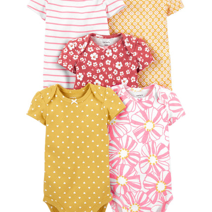 Carter's - 5-Pack Short-Sleeve Bodysuits