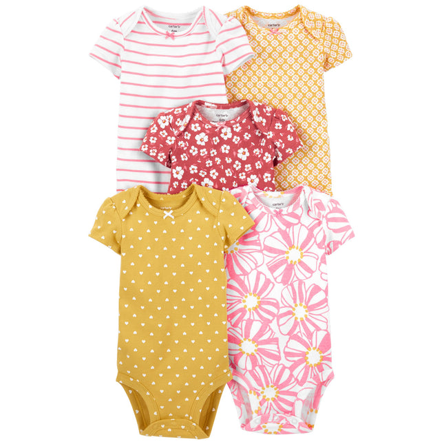 Carter's - 5-Pack Short-Sleeve Bodysuits