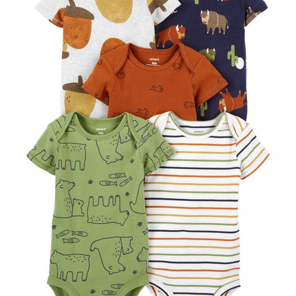 Carter's - 5-Pack Short-Sleeve Bodysuits