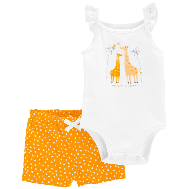 Carter's - 2-Piece Giraffe Bodysuit & Short Set