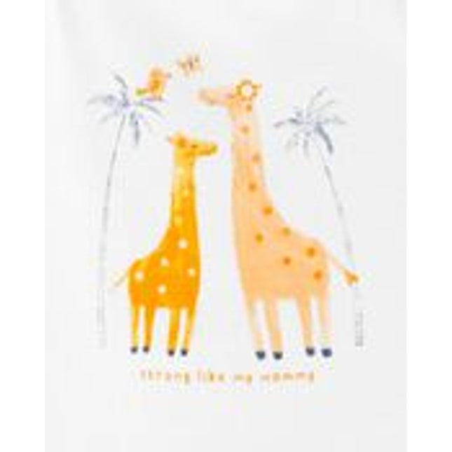 2-Piece Giraffe Bodysuit & Short Set