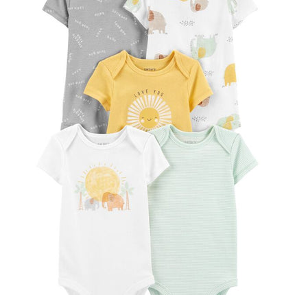 Carter's - 5-Pack Short-Sleeve Original Bodysuits