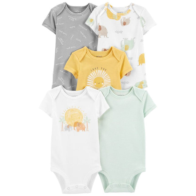 Carter's - 5-Pack Short-Sleeve Original Bodysuits