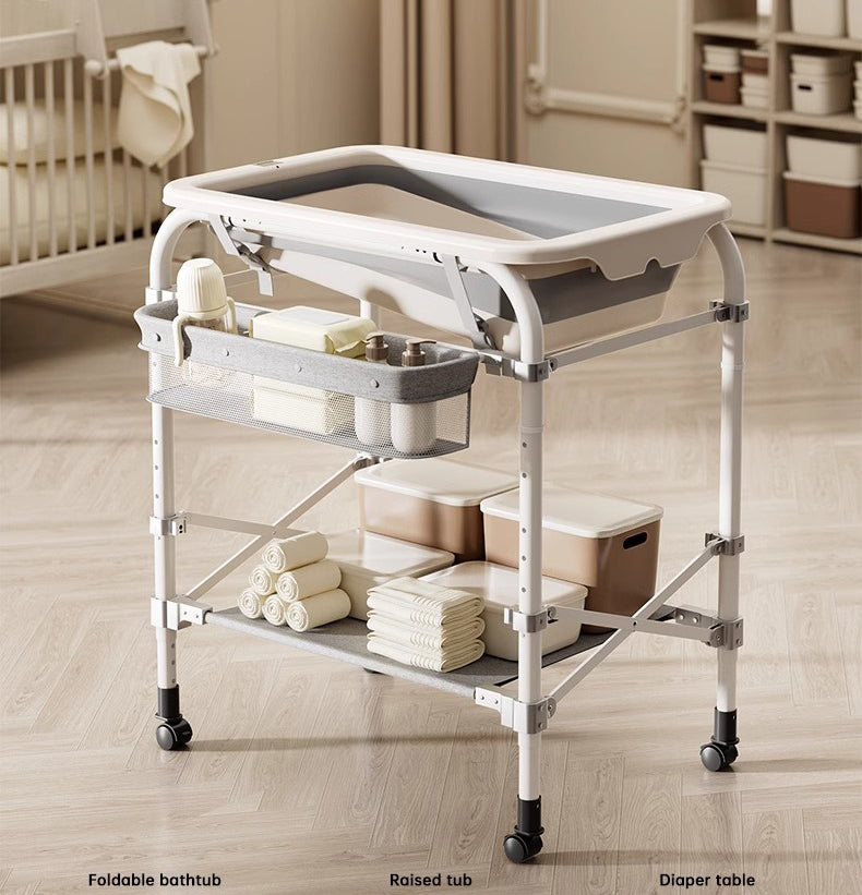Baby Bathtub Bathtub And Changer Combo Diaper Station Baby Bath