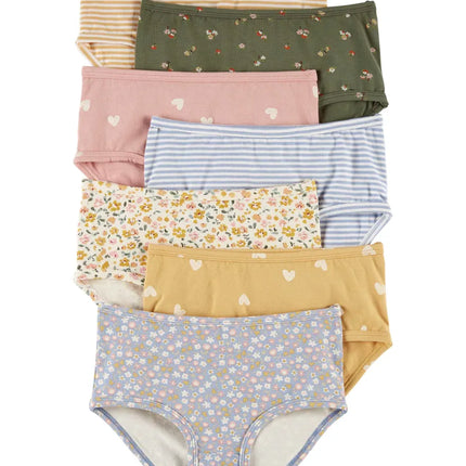 Carter's - 7-Pack Stretch Cotton Hipster Undies