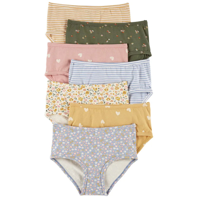 Carter's - 7-Pack Stretch Cotton Hipster Undies