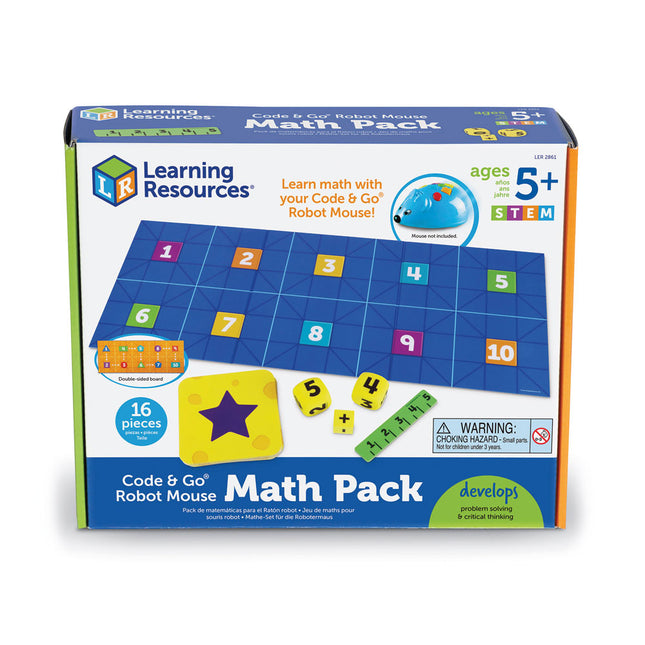 Learning Resources - Code & Go Robot Mouse Math Pack