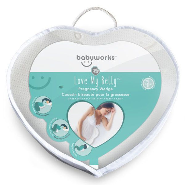 Baby Works - Love my Belly Wedge with Bamboo Cover