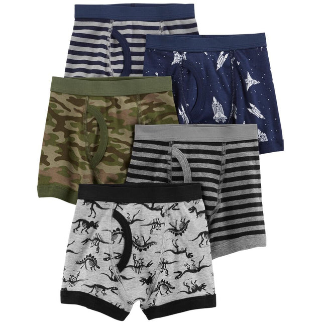Carter's - 5 Pack Cotton Boxer Briefs