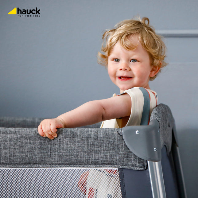 Hauck - Travel Cots Play N Relax Center - Melange Charcoal