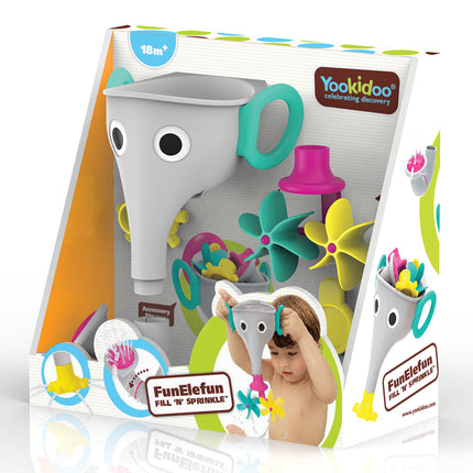 Yookidoo Fun Elefun Fill 'N' Sprinkle - Grey