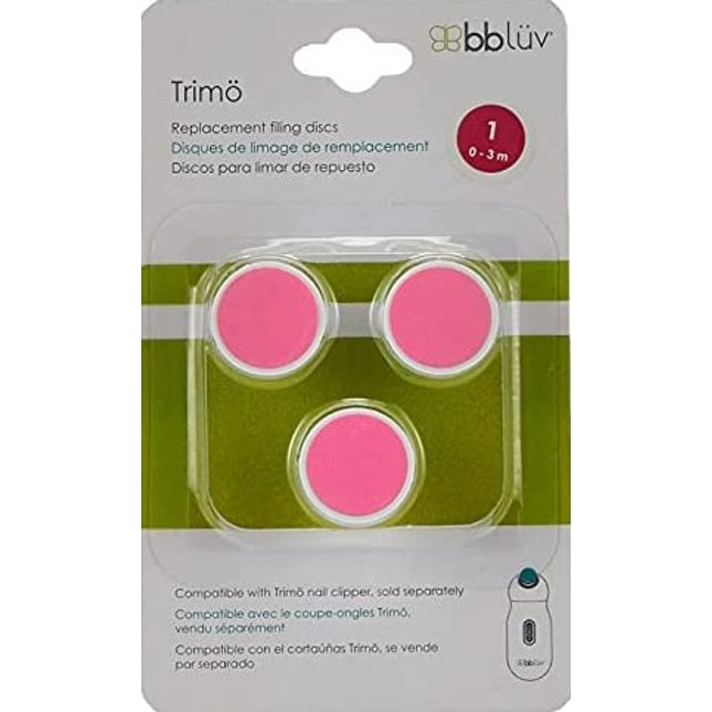 BBLuv - Trimö 3 Pack Replacement Filing Dics - 0-3M - Pink