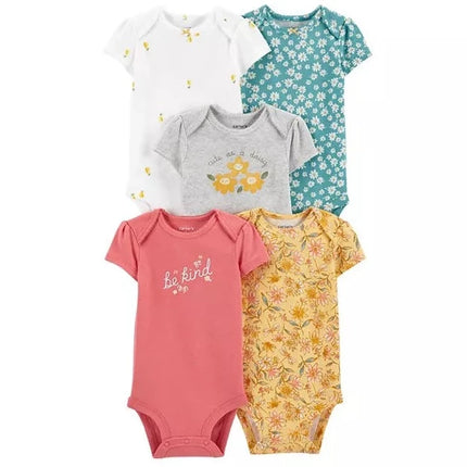 Carter's - 5-Pack S/S Original Bodysuits - Baby Girl