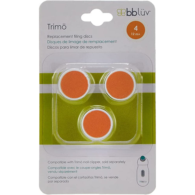 BBLuv - Trimö 3 Pack Replacement Filing Dics - 12M+ - Orange