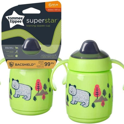 Tommee Tippee - Superstar Sippee Trainer Sippy Cup - 300ml - Lime Green