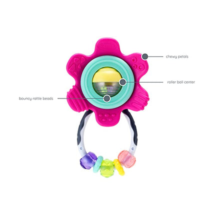 Spinning Teether for Babies - Pink