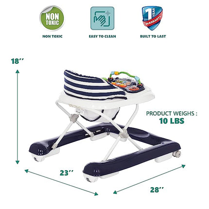 Navy Baby Walker - Dream On Me 2-in-1 Ava