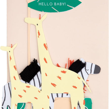 Safari Baby Concertina Card