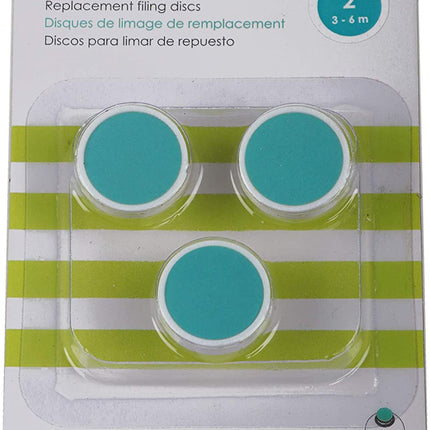 BBLuv - Trimö 3 Pack Replacement Filing Dics - 3 - 6M - Aqua