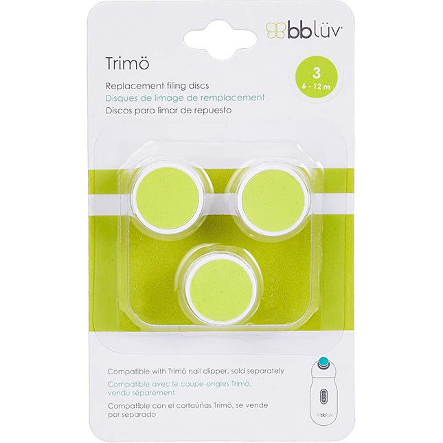 BBLuv - Trimö 3 Pack Replacement Filing Dics - 6 - 12 M - Lime