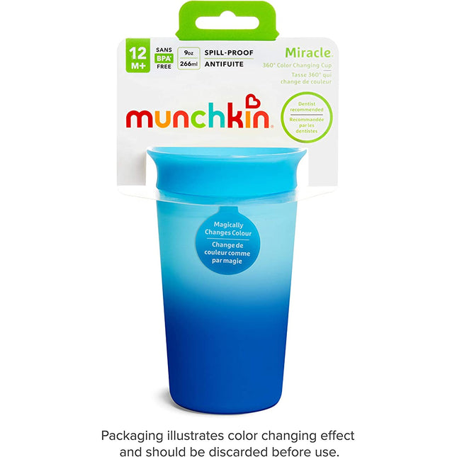 Blue Munchkin Cup with Color Changing Feature