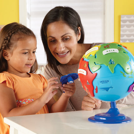 Colorful and Fun Earth Puzzle Globe, Ideal for Classroom Learning