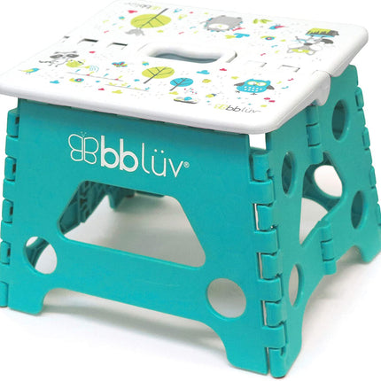 BBLuv - Foldable Step Stool - Aqua