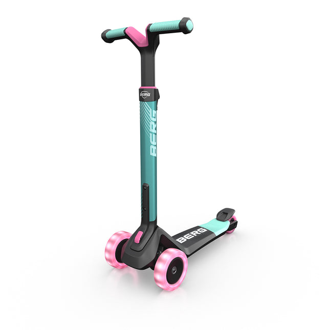 Berg - Nexo Foldable Lights LED-Deck Scooter - Mint