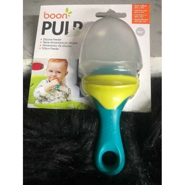 Pulp Silicone Feeder - Teal/Yellow