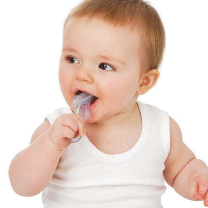 Brush Baby - Chewable Toothbrush and Teether - White