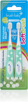 Brush Baby Soft Brush - Pack of 2 - Teal