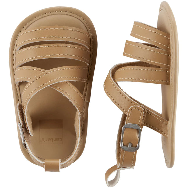 Carter's - Brown Sandal Crib Shoes