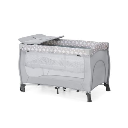 Hauck - Travel Cots Sleep N Play Center - Teddy Grey