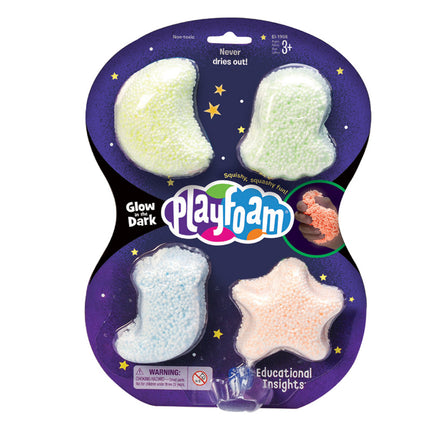 Learning Resources - Playfoam Glow In The Dark  - 4 Pack