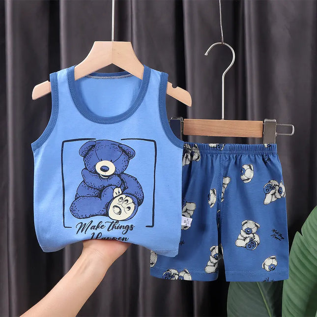 Tiny Bud - 2 Piece Set - Blue