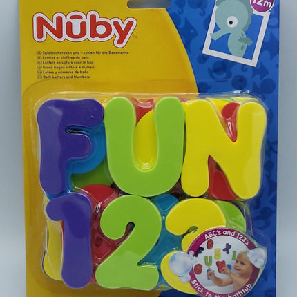 Nuby - Bath Letters &  Numbers