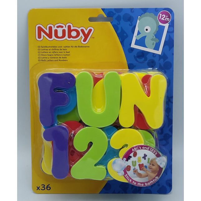 Nuby - Bath Letters &  Numbers