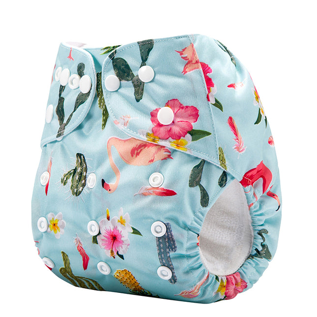 Tiny Bud - Washable Diaper - Flamingo