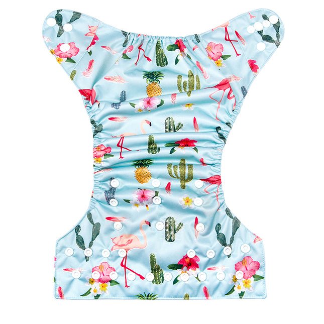 Tiny Bud - Washable Diaper - Flamingo