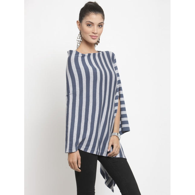 Pluchi Knitted Poncho - Kia: Stylish and versatile fashion wear